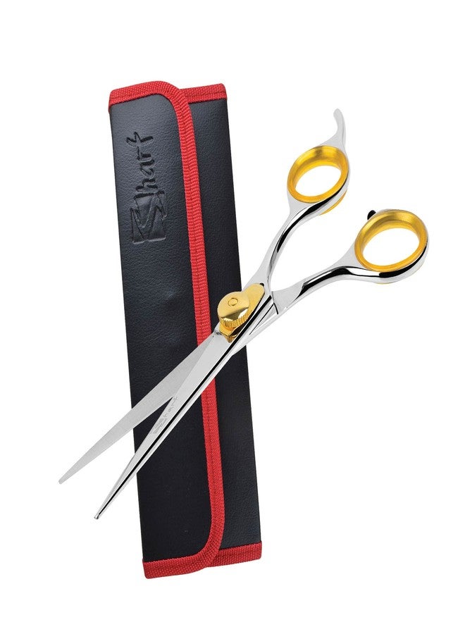 Sharf Gold Touch Pet Grooming Shear | Straight Cat & Dog Grooming Scissors | 6.5 Inch | 440c Japanese Stainless Steel Pet Dog Shearing Scissors | Animal Shears with Removable Comfort Rings - Image 1